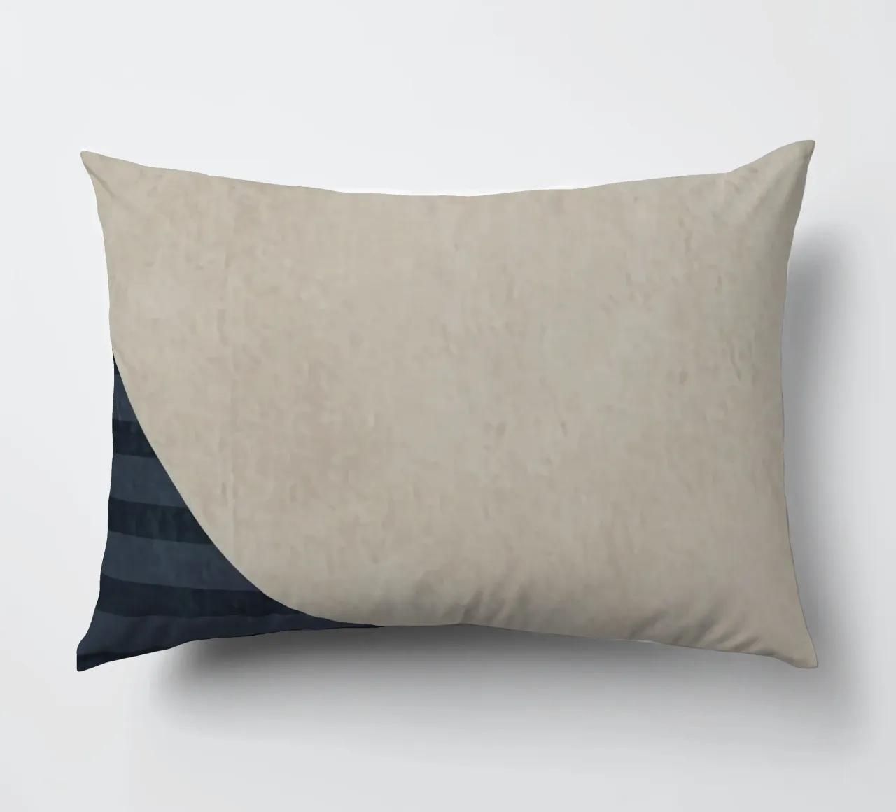 organic geometric abstract with stripes cuscino da vintageshop
