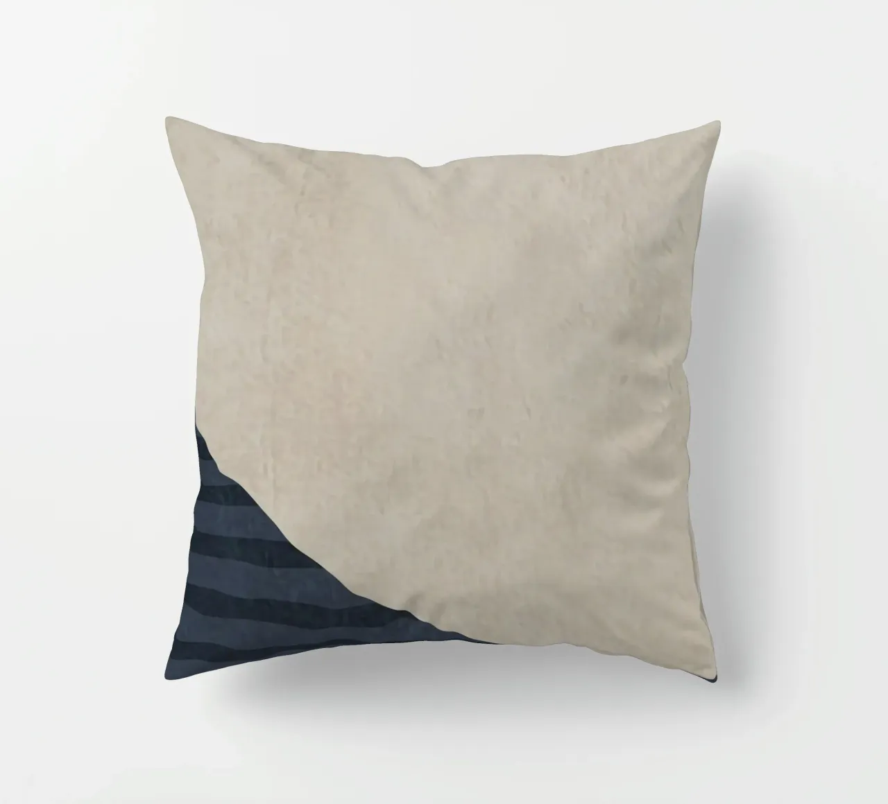 organic geometric abstract with stripes cuscino da vintageshop