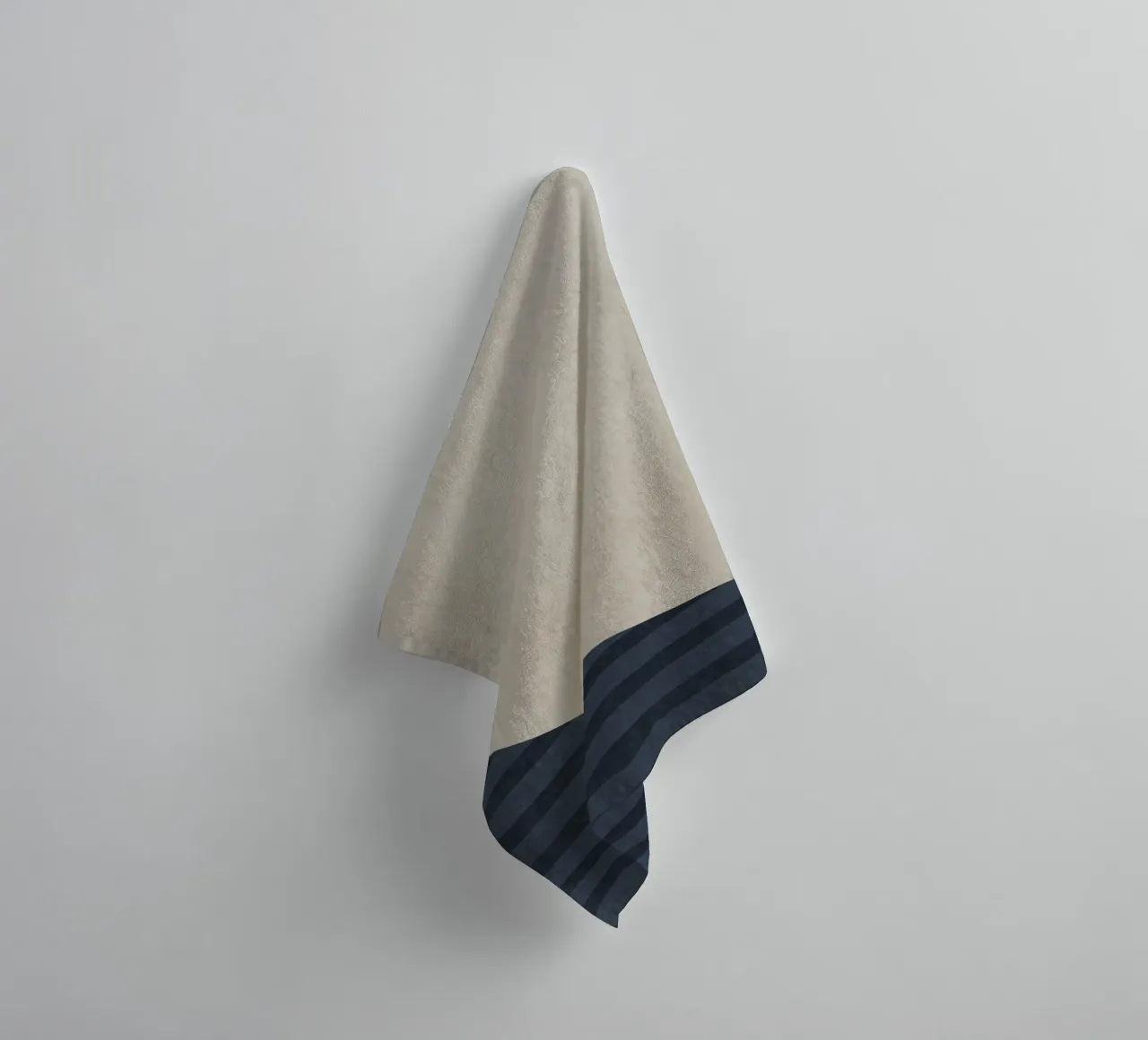 organic geometric abstract with stripes towel by vintageshop