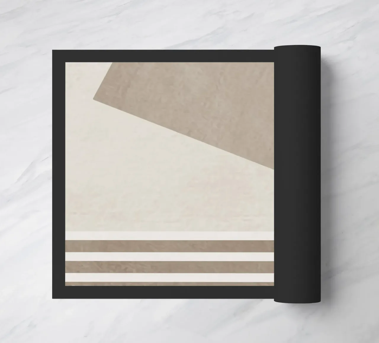 gray monochrome geometric abstract zerbino da vintageshop