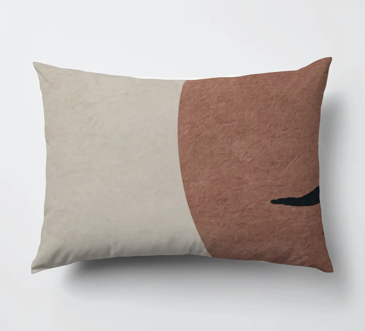 abstract geometric boho cuscino da vintageshop