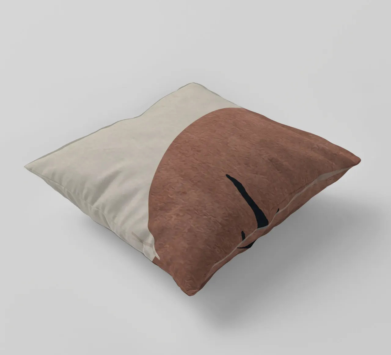 abstract geometric boho cuscino da vintageshop