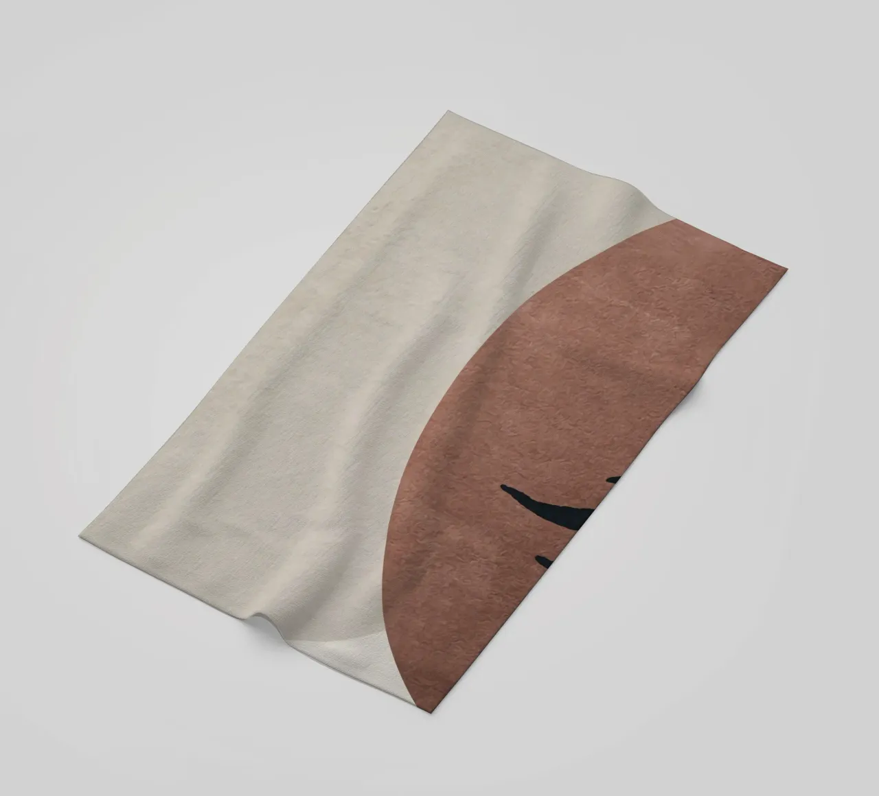 abstract geometric boho telo mare da vintageshop