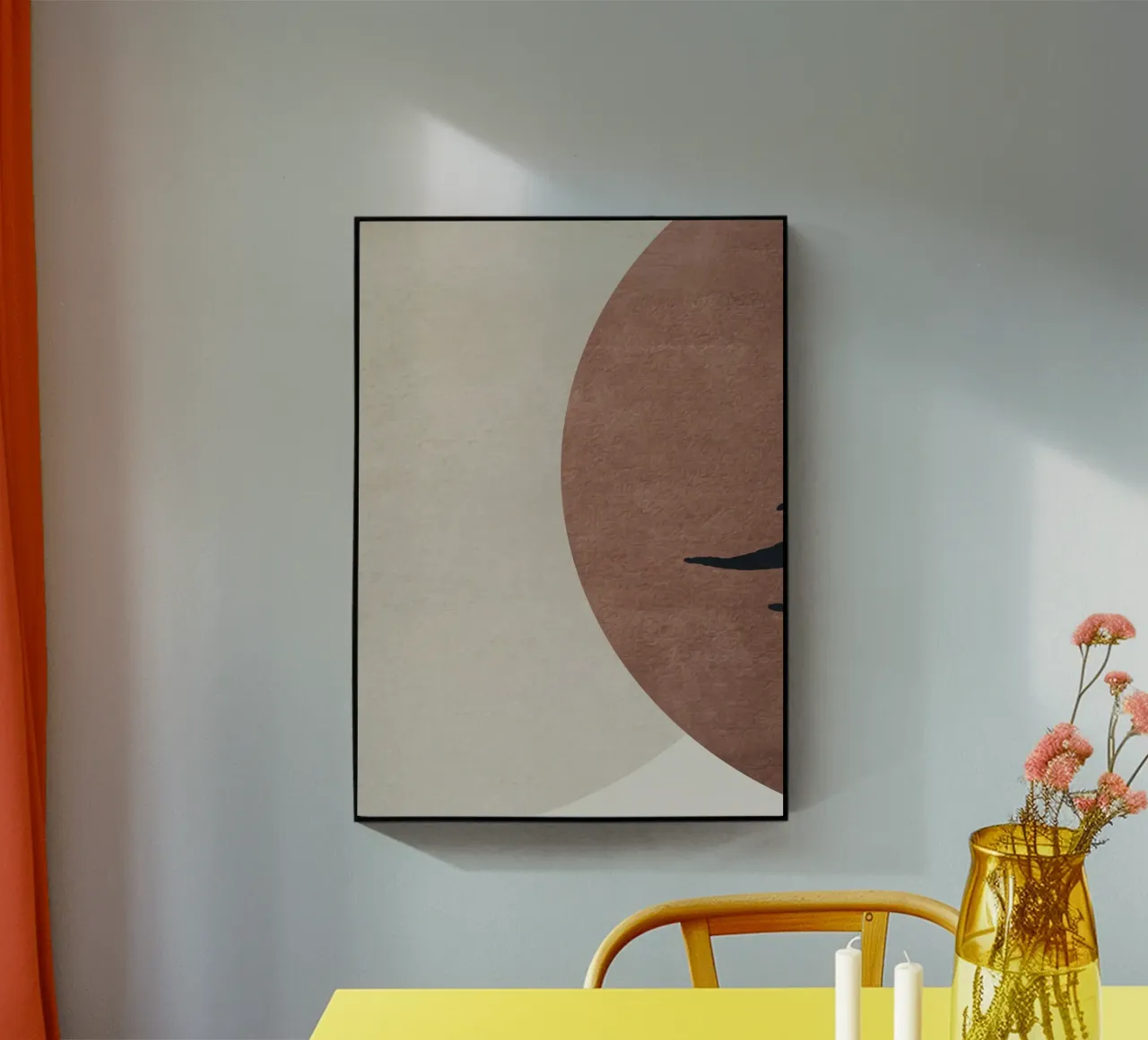 abstract geometric boho plexiglass da vintageshop