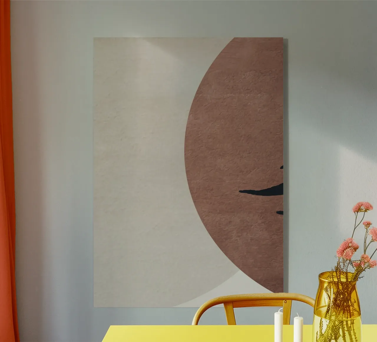 abstract geometric boho plexiglass da vintageshop