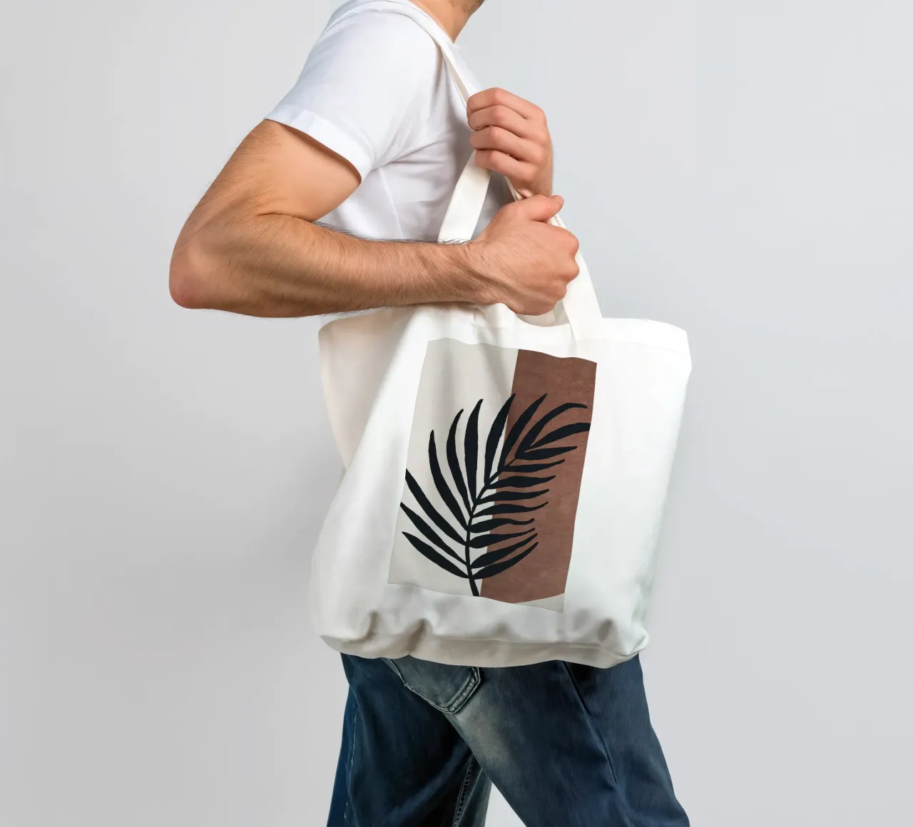 abstract geometric boho 1 borsa in juta da vintageshop