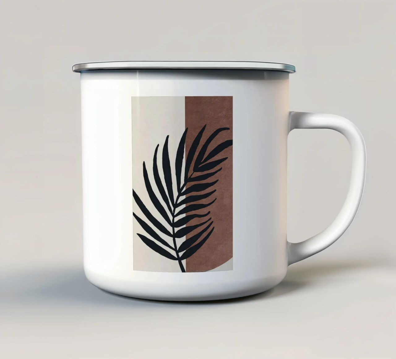 abstract geometric boho 1 tazza in smalto da vintageshop