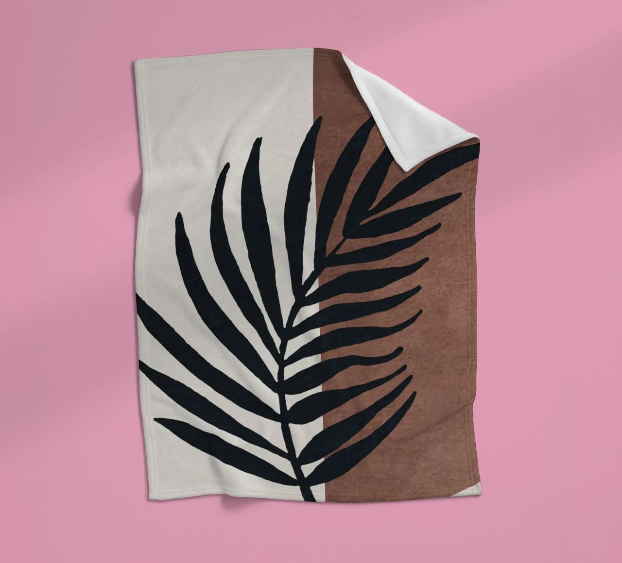 abstract geometric boho 1 coperta in pile da vintageshop