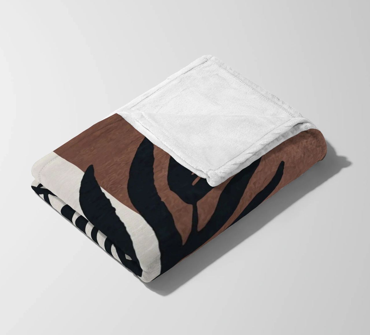 abstract geometric boho 1 coperta in pile da vintageshop