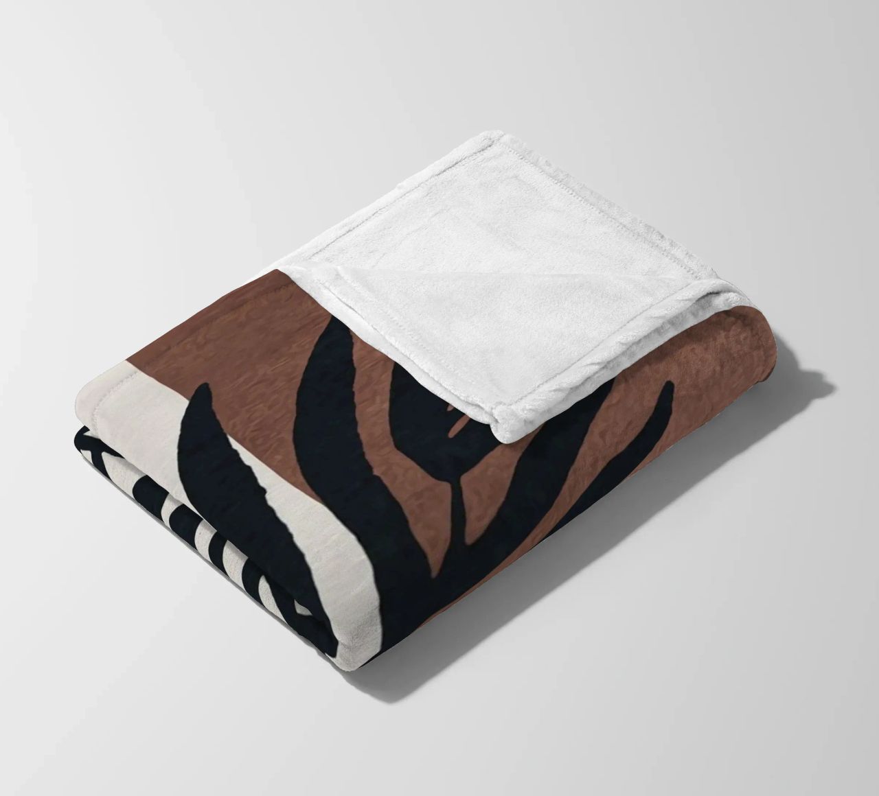 abstract geometric boho 1 coperta in pile da vintageshop