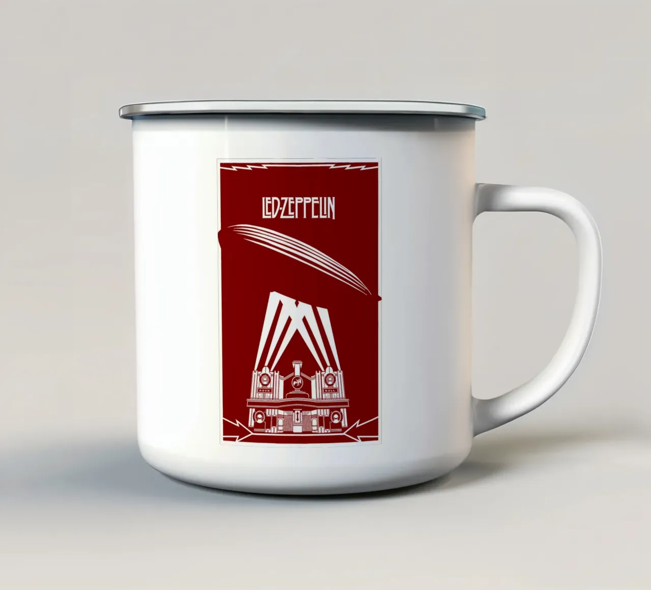 Led Zeppelin - Red tazza in smalto da Gage Gottlieb