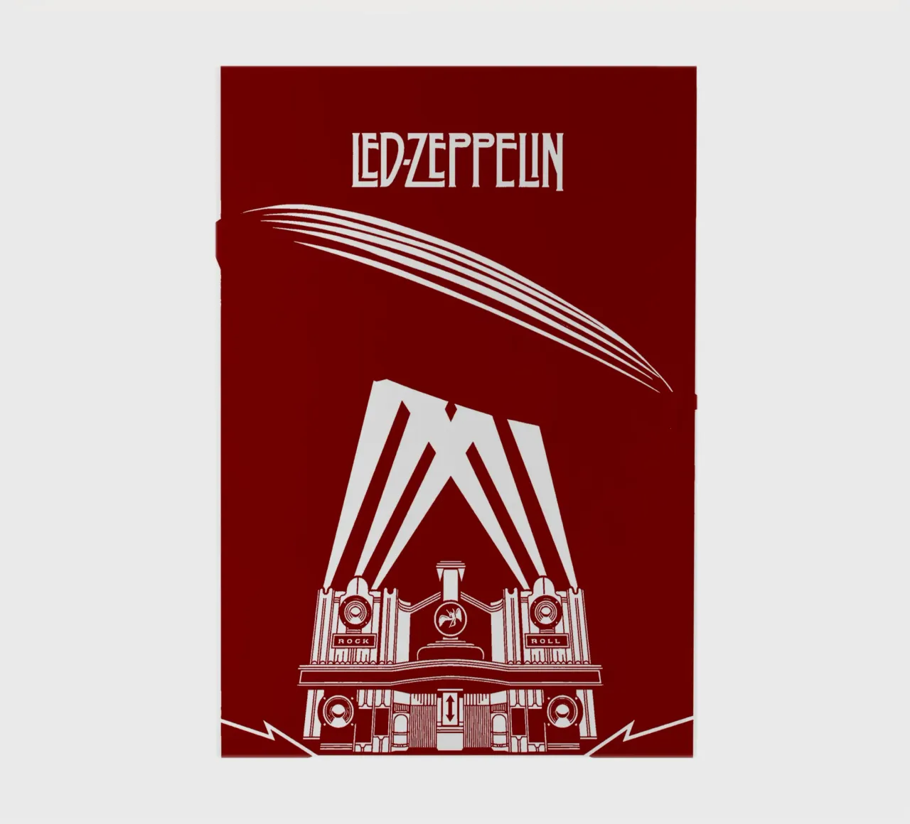 Led Zeppelin - Red notebook by Gage Gottlieb