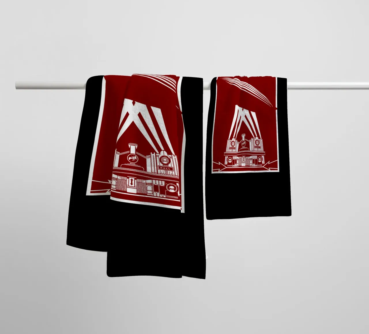 Led Zeppelin - Red asciugamano da bagno da Gage Gottlieb