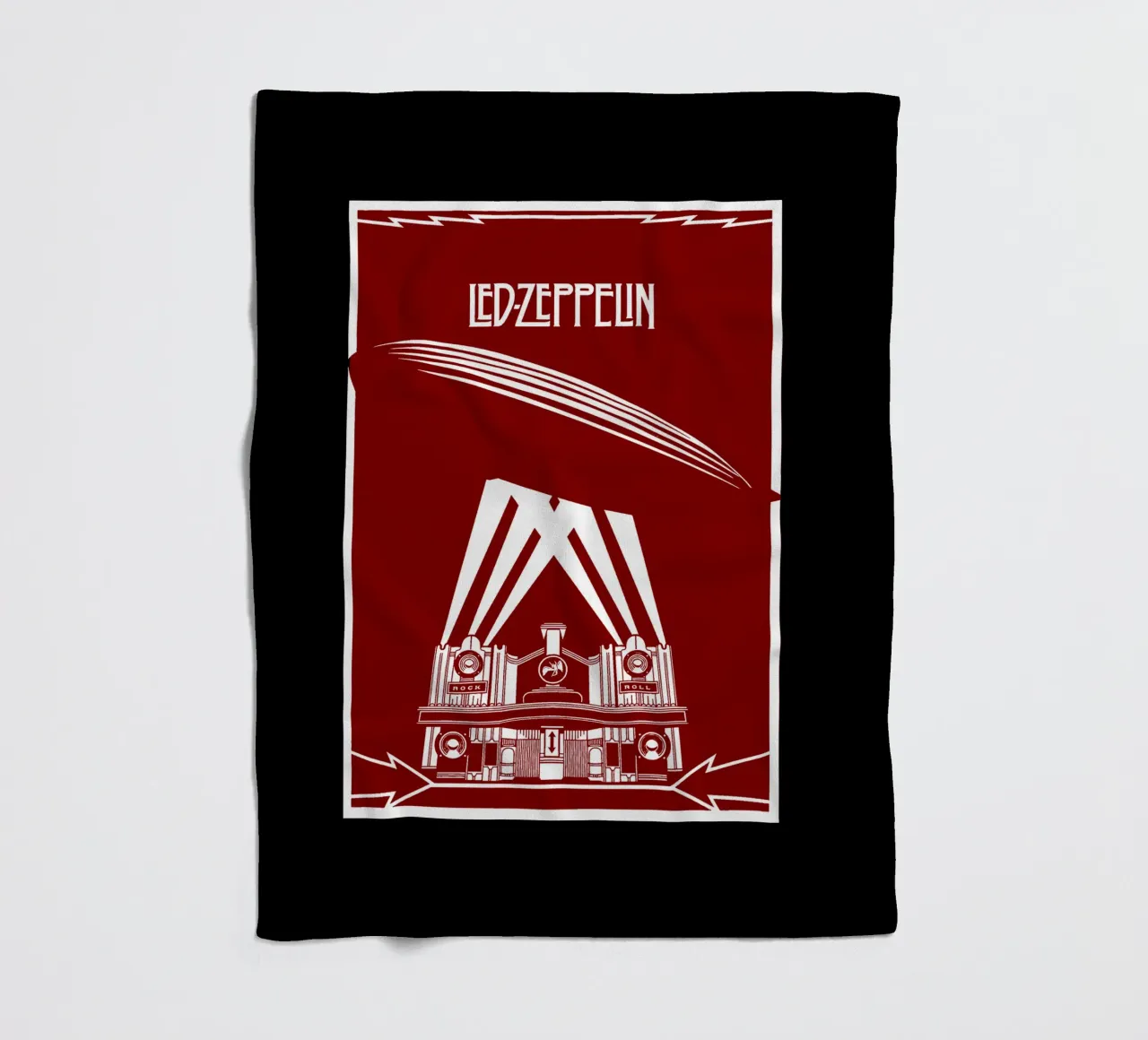 Led Zeppelin - Red coperta in pile da Gage Gottlieb