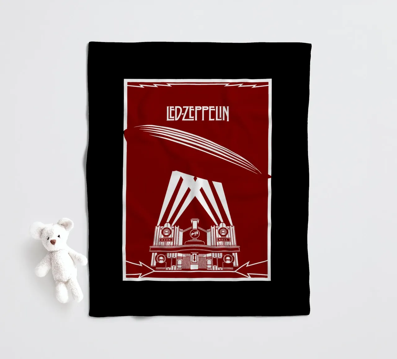 Led Zeppelin - Red coperta in pile da Gage Gottlieb