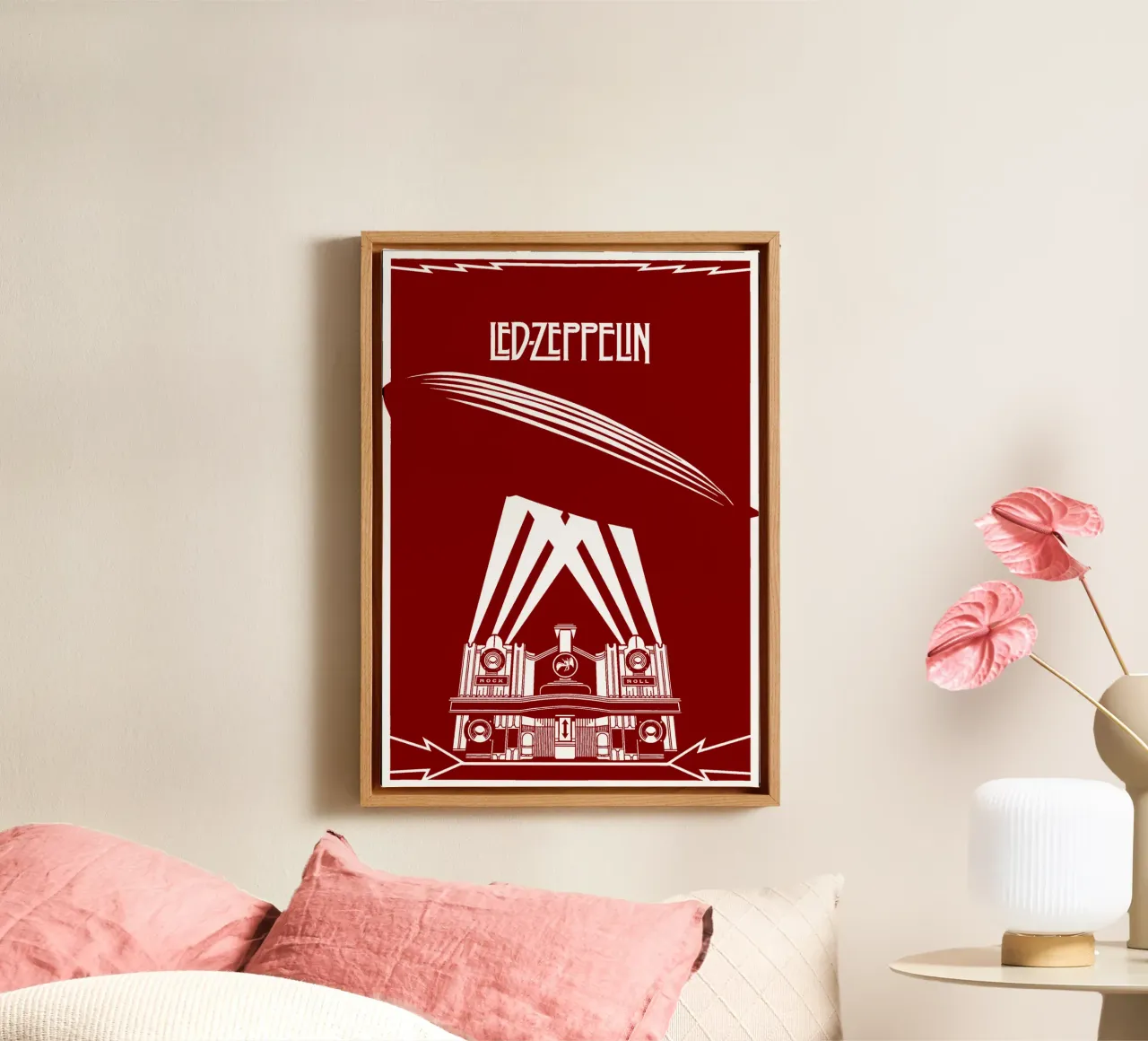Led Zeppelin - Red tela da Gage Gottlieb