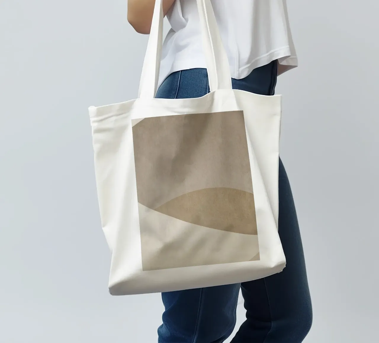 abstract geometric boho 02 borsa in juta da vintageshop