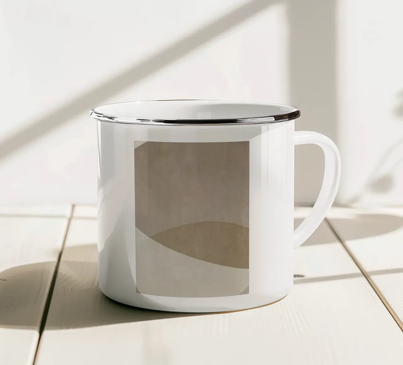 abstract geometric boho 02 mug en émail de vintageshop
