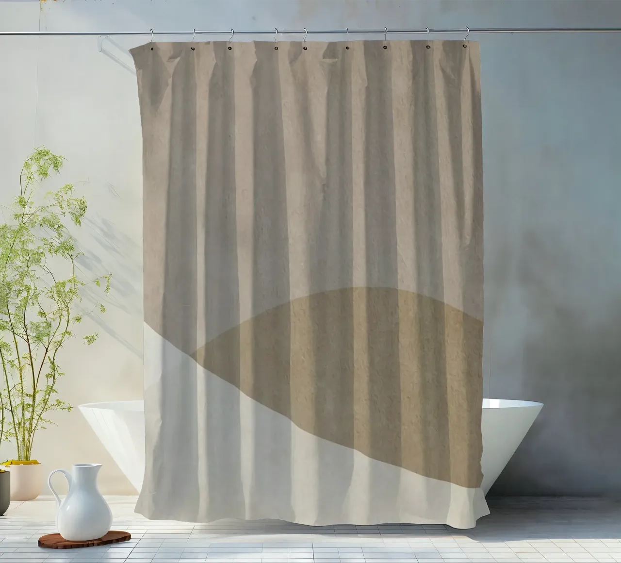 abstract geometric boho 02 tenda da doccia da vintageshop