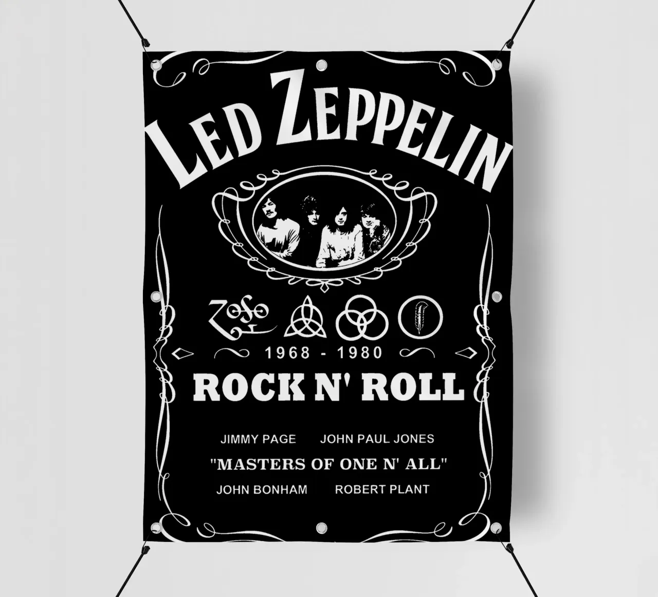 Led Zeppelin - White telo in pvc da Gage Gottlieb