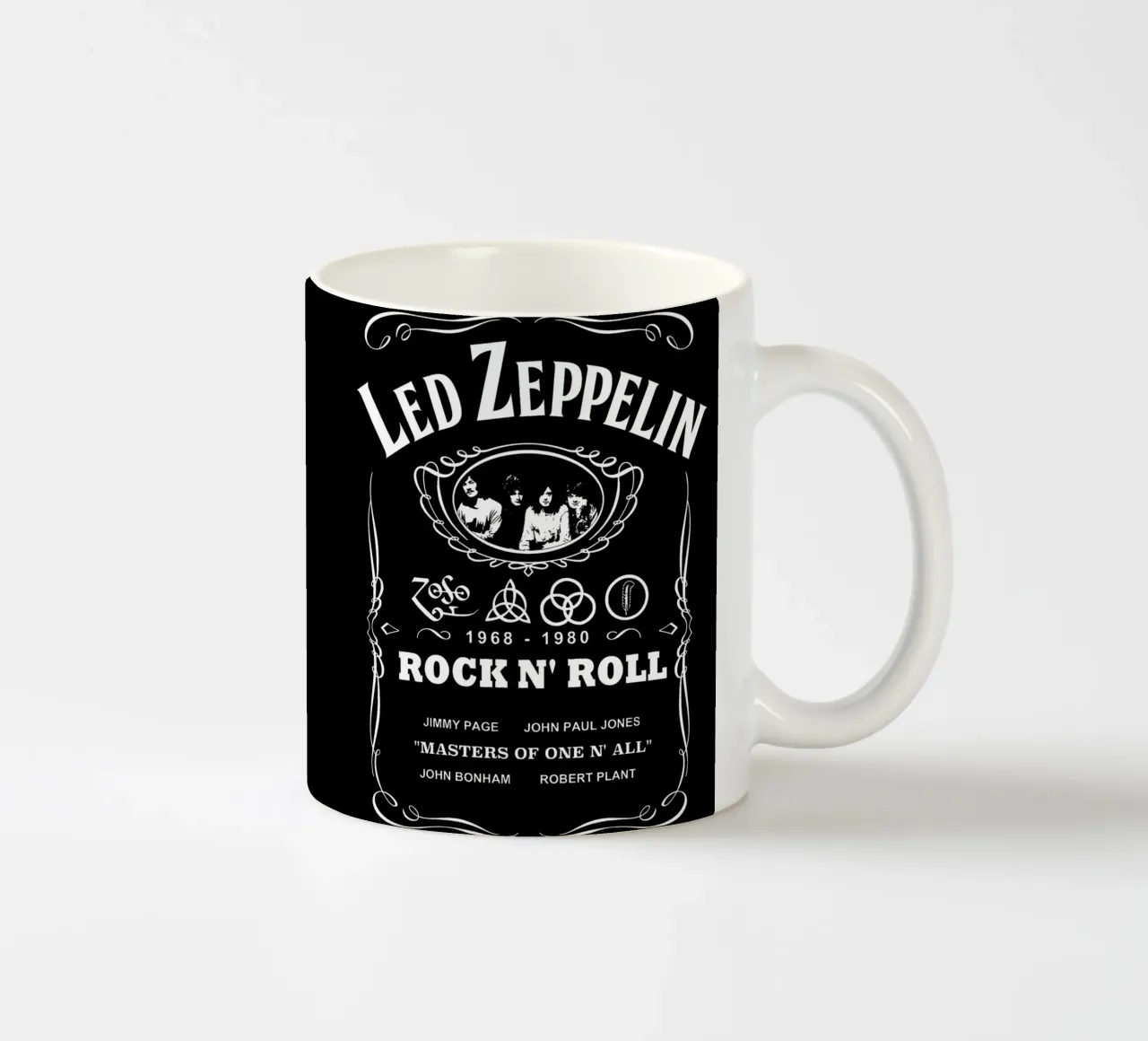 Led Zeppelin - White tazza in ceramica da Gage Gottlieb
