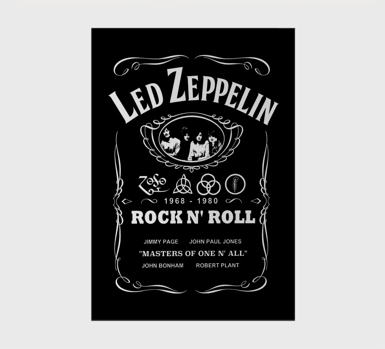 Led Zeppelin - White notebook by Gage Gottlieb