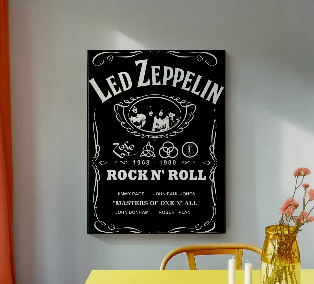 Led Zeppelin - White plexiglass da Gage Gottlieb