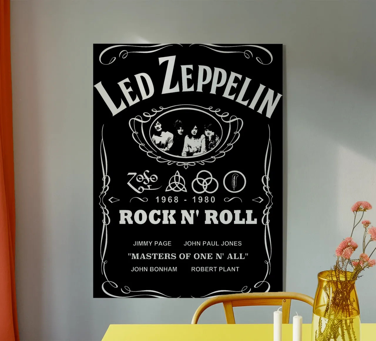 Led Zeppelin - White plexiglass da Gage Gottlieb