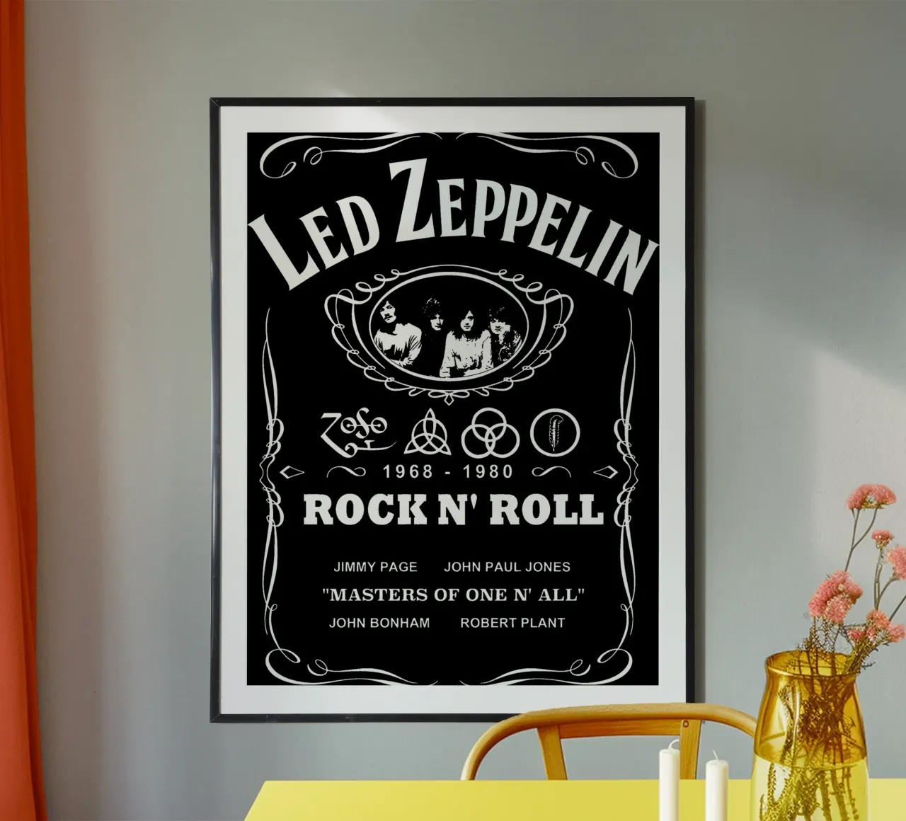 Led Zeppelin - White carta hahnemühle da Gage Gottlieb