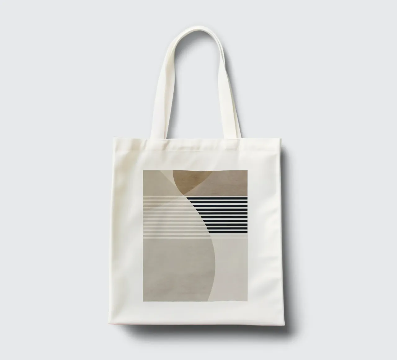 abstract geometric boho 03 borsa in juta da vintageshop