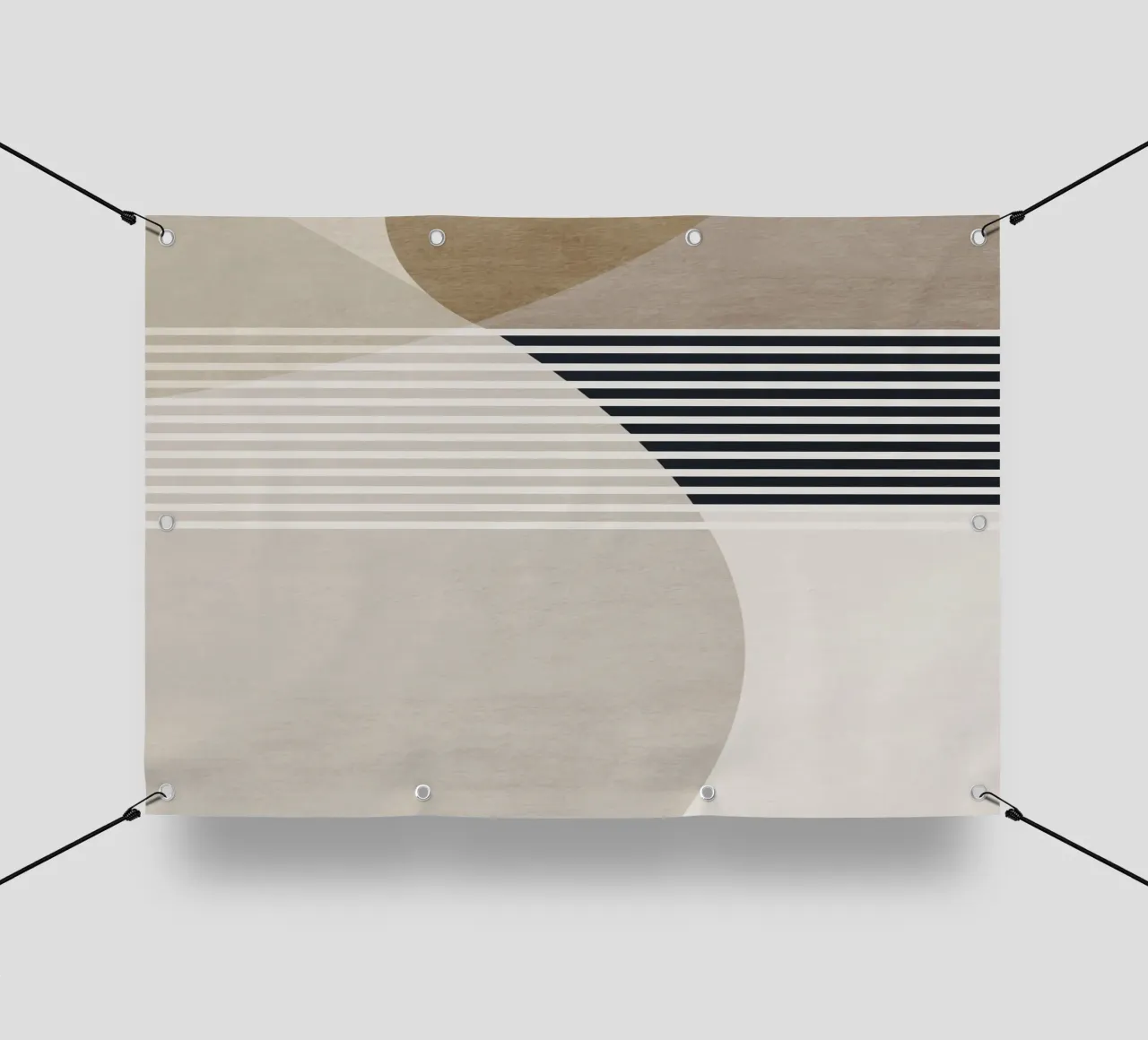 abstract geometric boho 03 telo in pvc da vintageshop