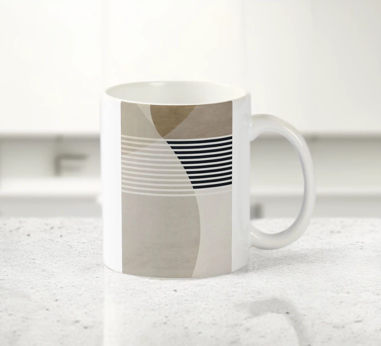 abstract geometric boho 03 tazza in ceramica da vintageshop