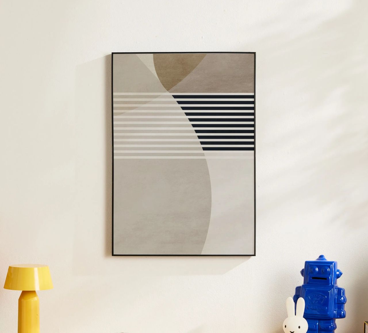 abstract geometric boho 03 alluminio dibond da vintageshop