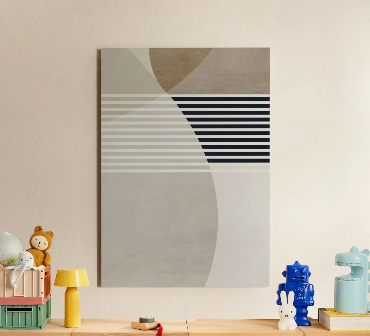 abstract geometric boho 03 alluminio dibond da vintageshop