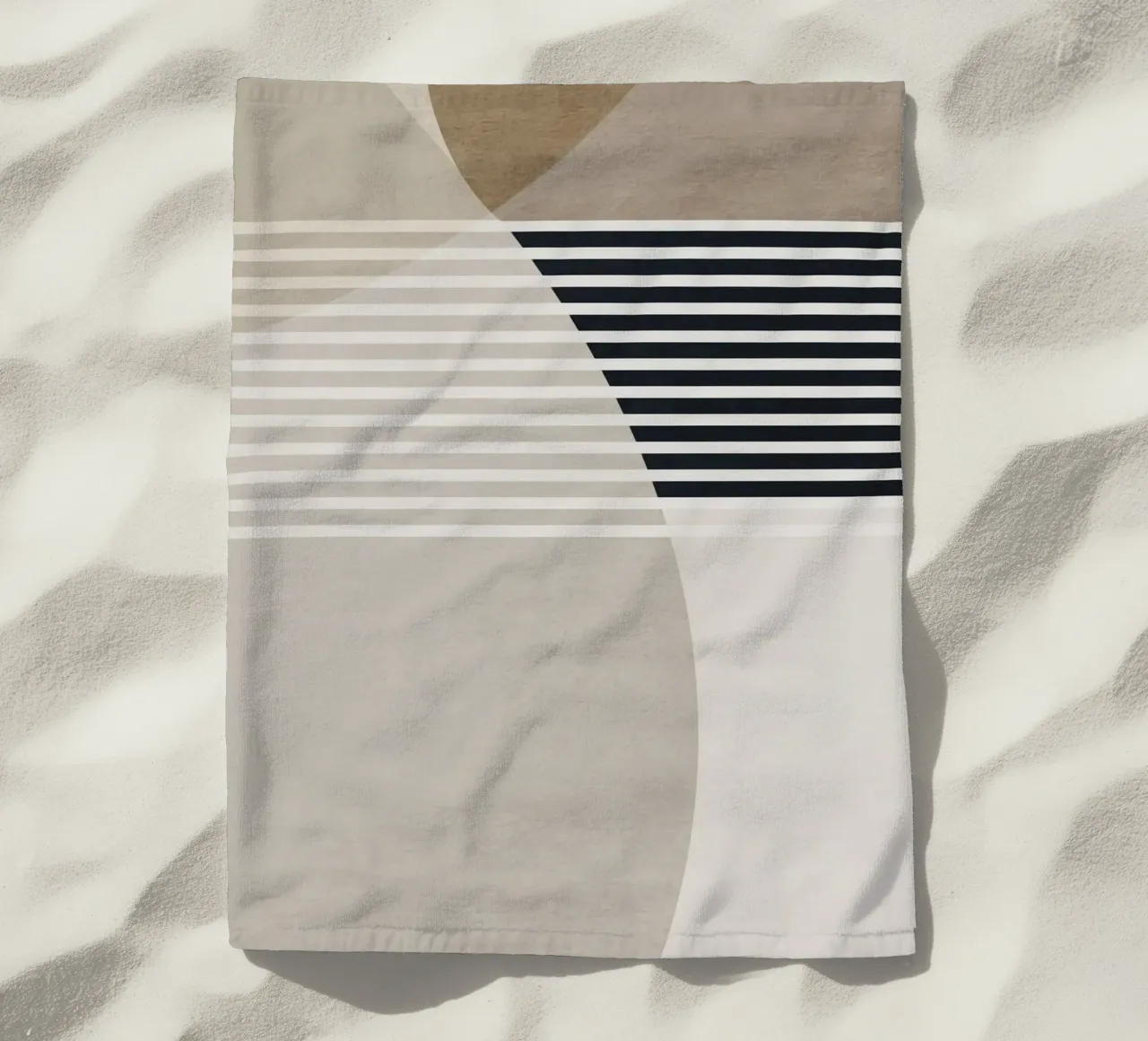 abstract geometric boho 03 Strandtuch von vintageshop