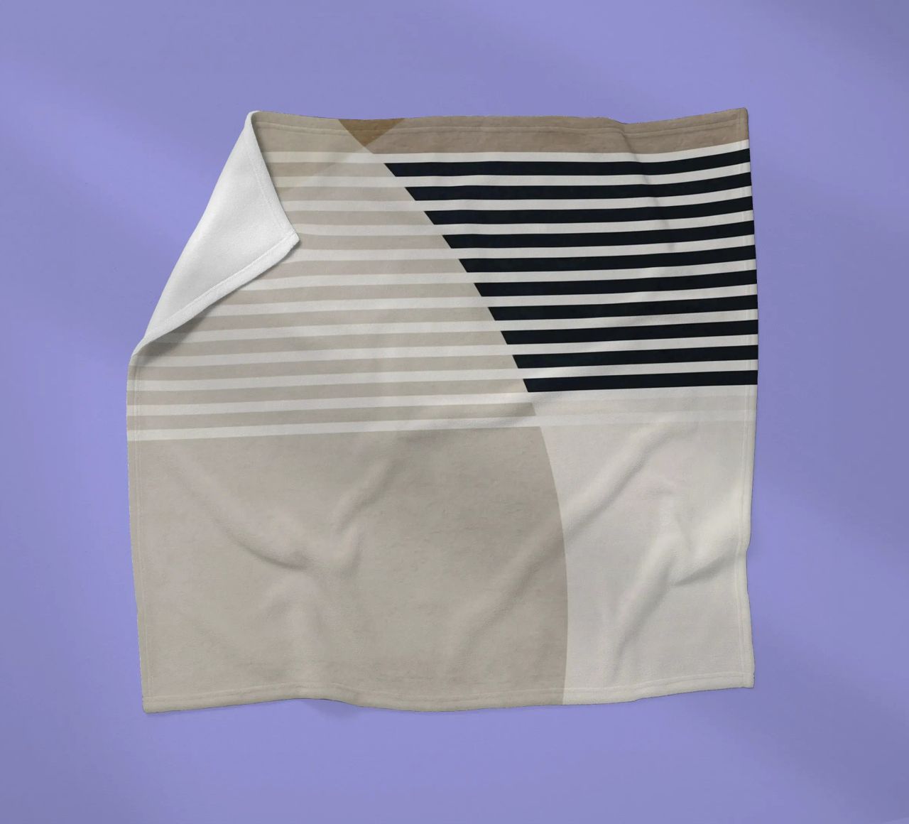 abstract geometric boho 03 coperta in pile da vintageshop