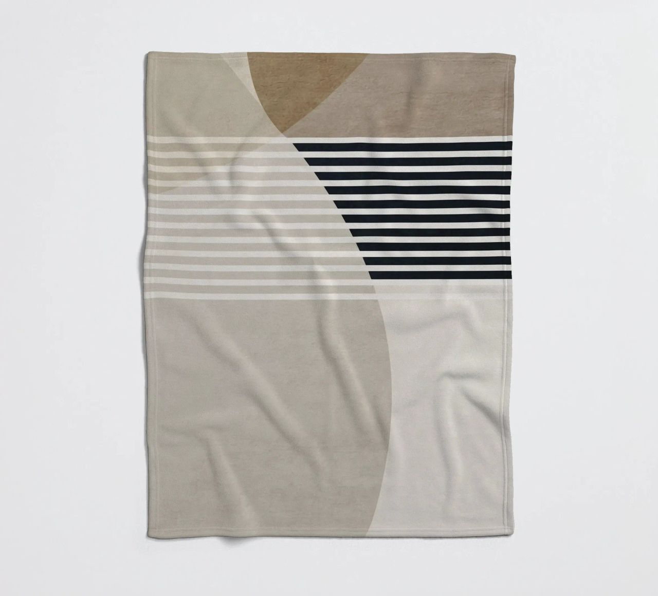 abstract geometric boho 03 coperta in pile da vintageshop