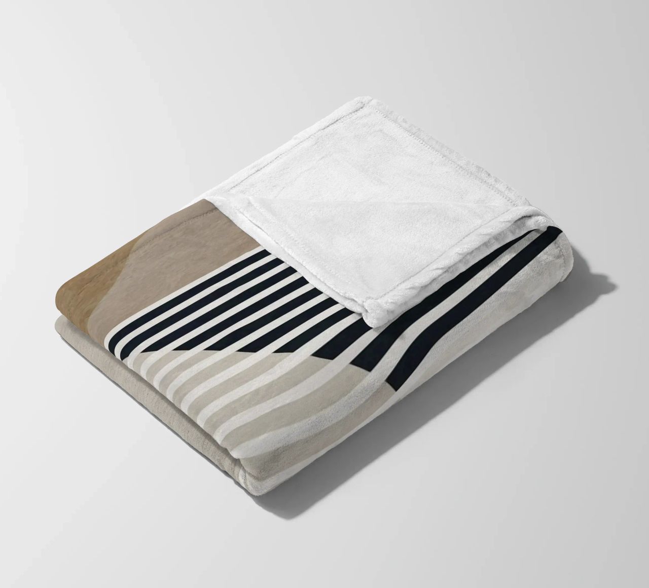 abstract geometric boho 03 coperta in pile da vintageshop