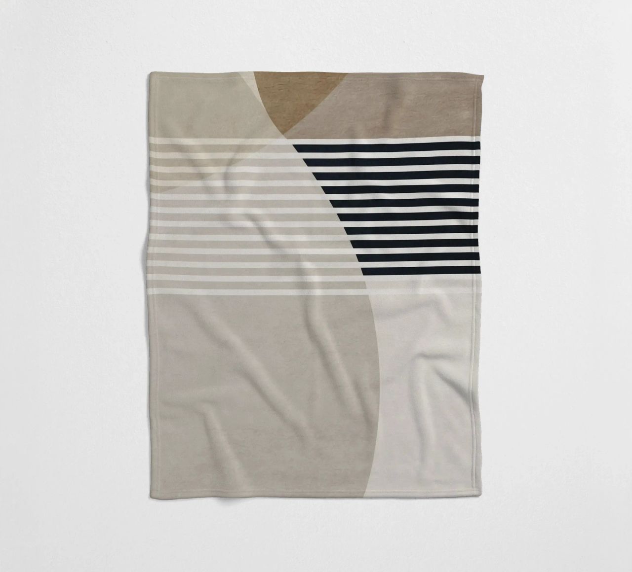 abstract geometric boho 03 coperta in pile da vintageshop