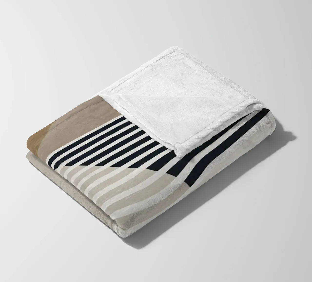 abstract geometric boho 03 coperta in pile da vintageshop