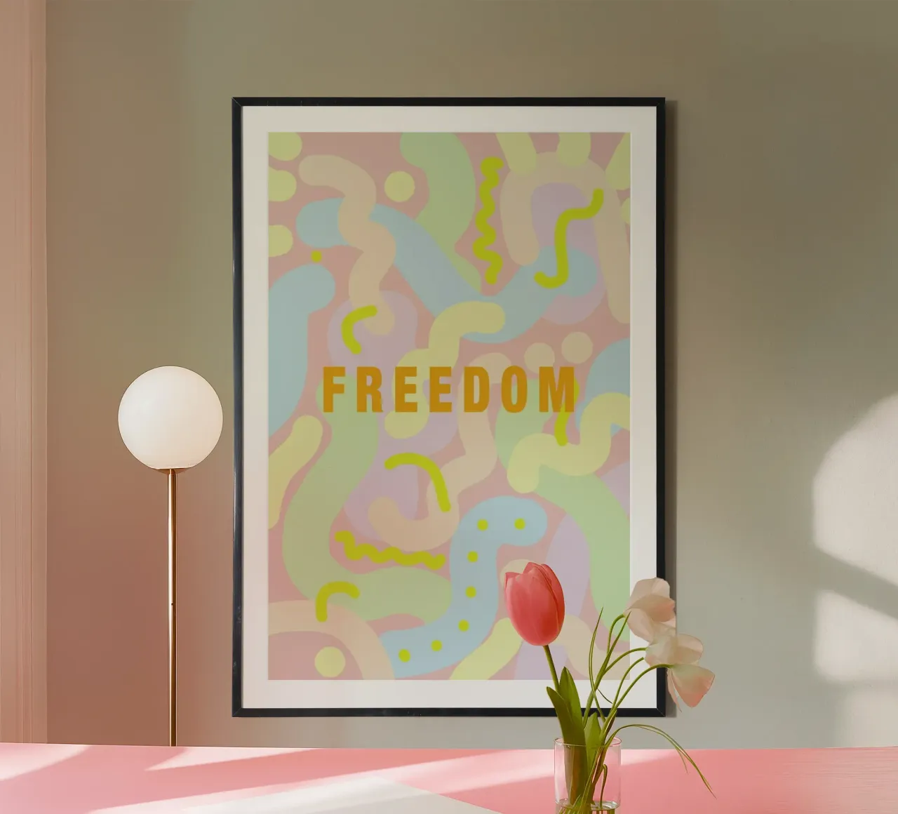Freedom Spring Summer Happy poster da Vasare Nar