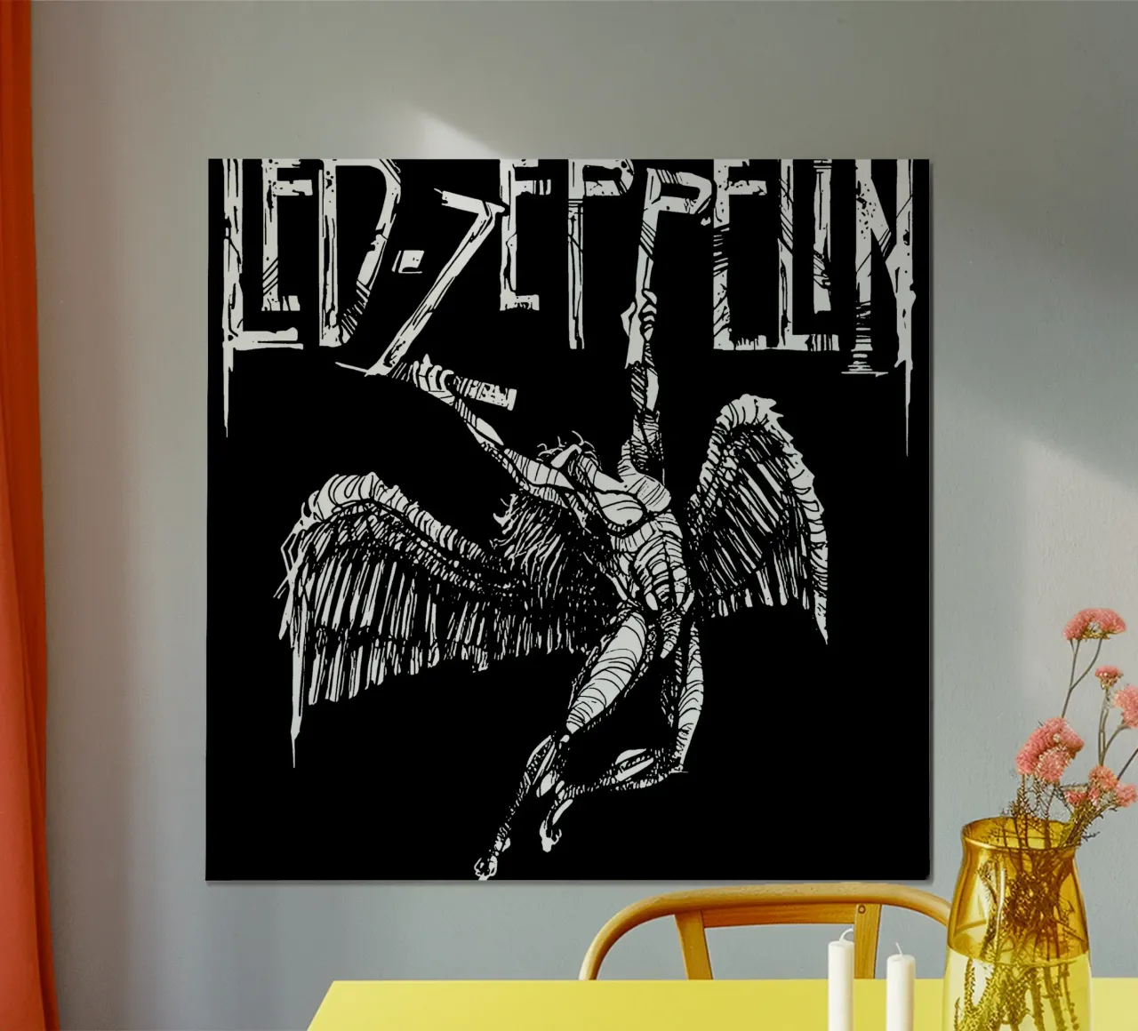 Led Zeppelin - Angel Wings hahnemühle by Gage Gottlieb