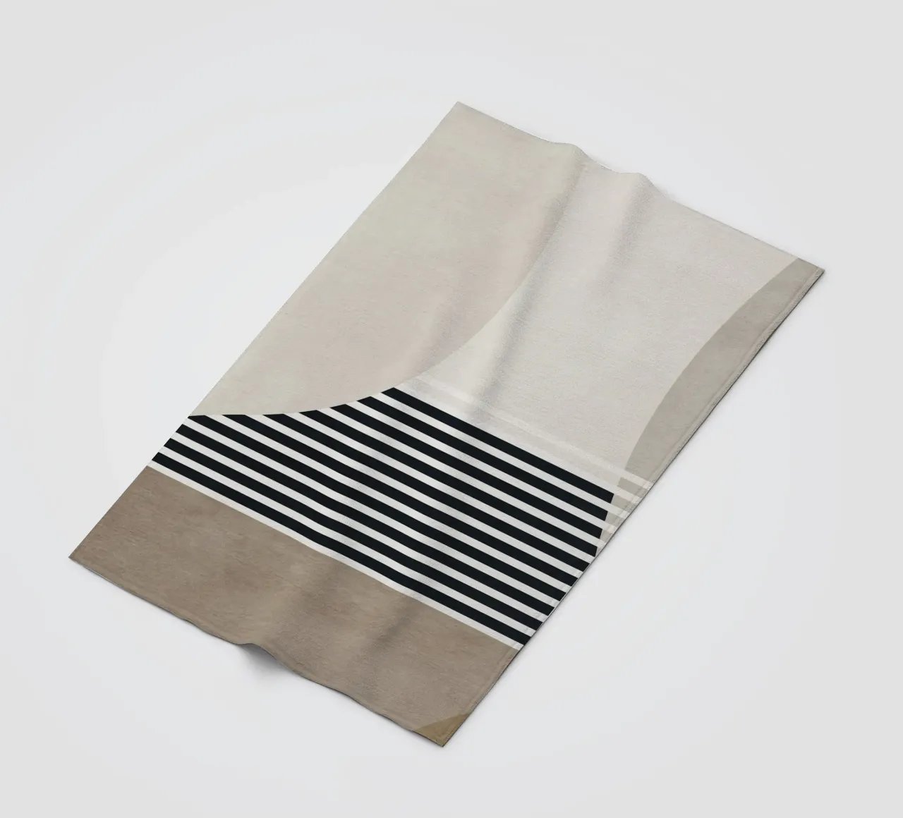 abstract geometric boho 4 coperta in pile da vintageshop
