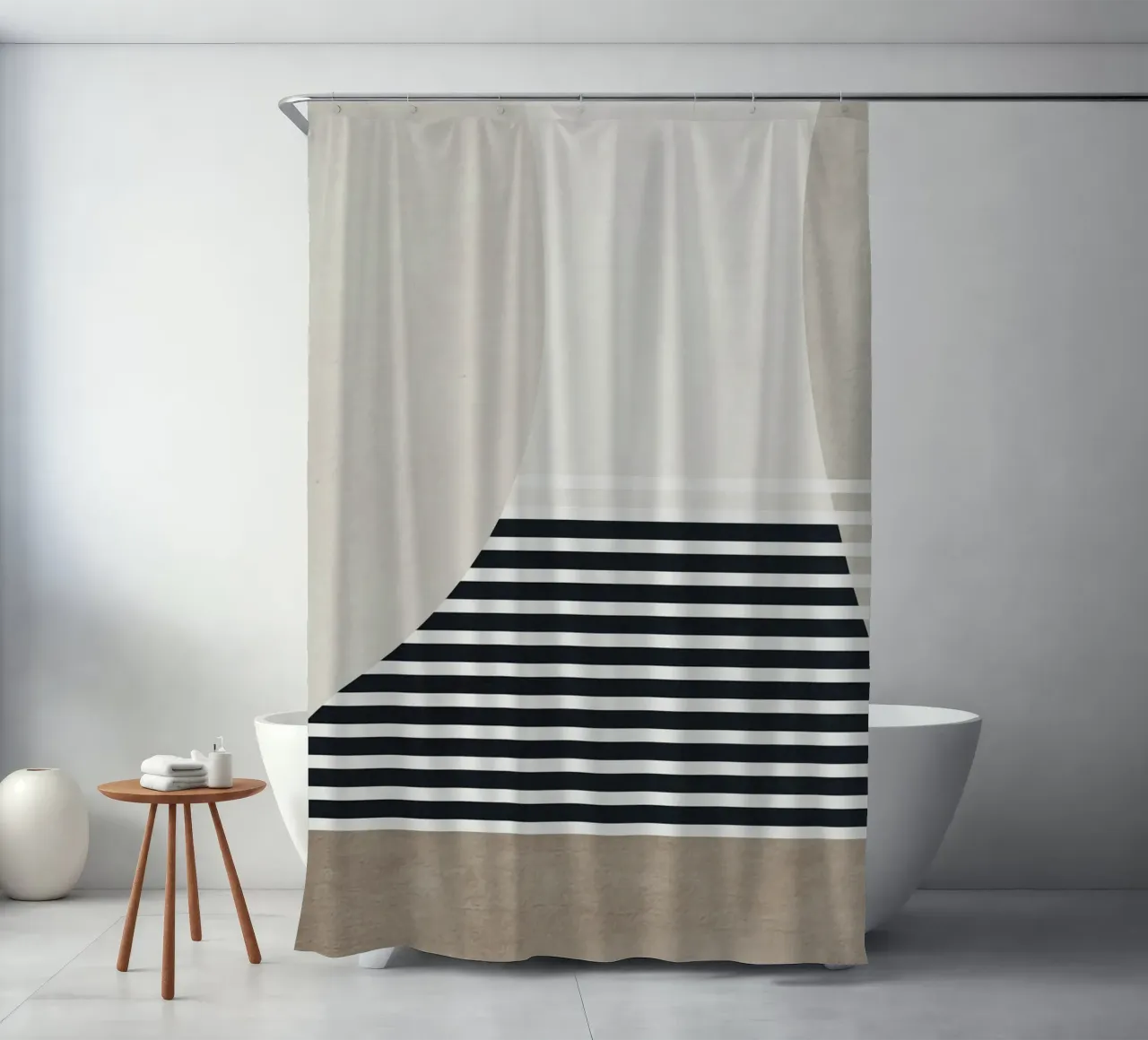 abstract geometric boho 4 tenda da doccia da vintageshop