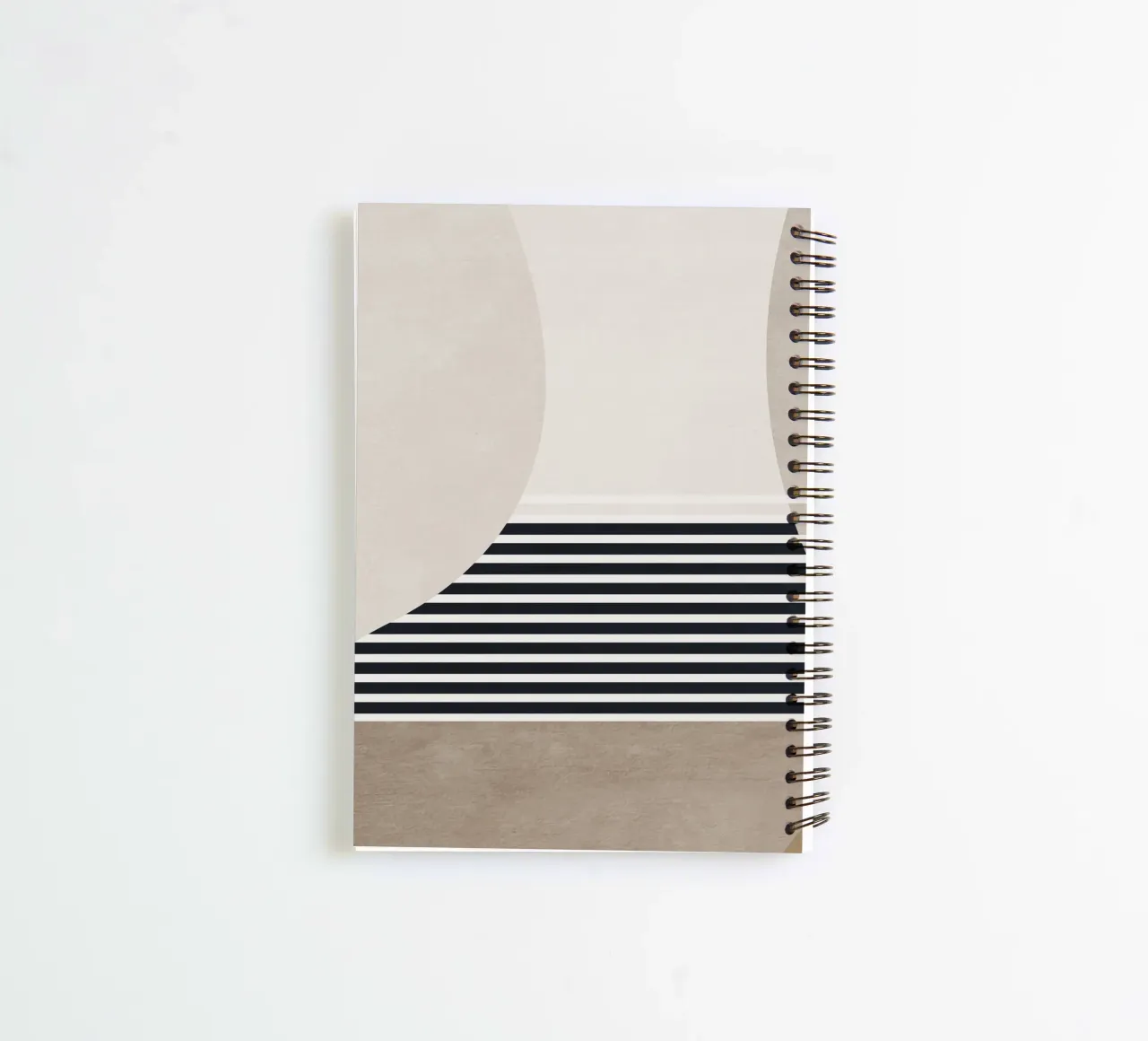 abstract geometric boho 4 spiral notebook by vintageshop