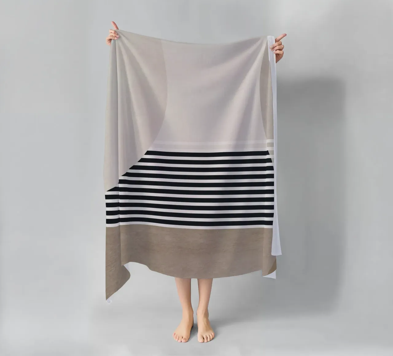 abstract geometric boho 4 telo mare da vintageshop