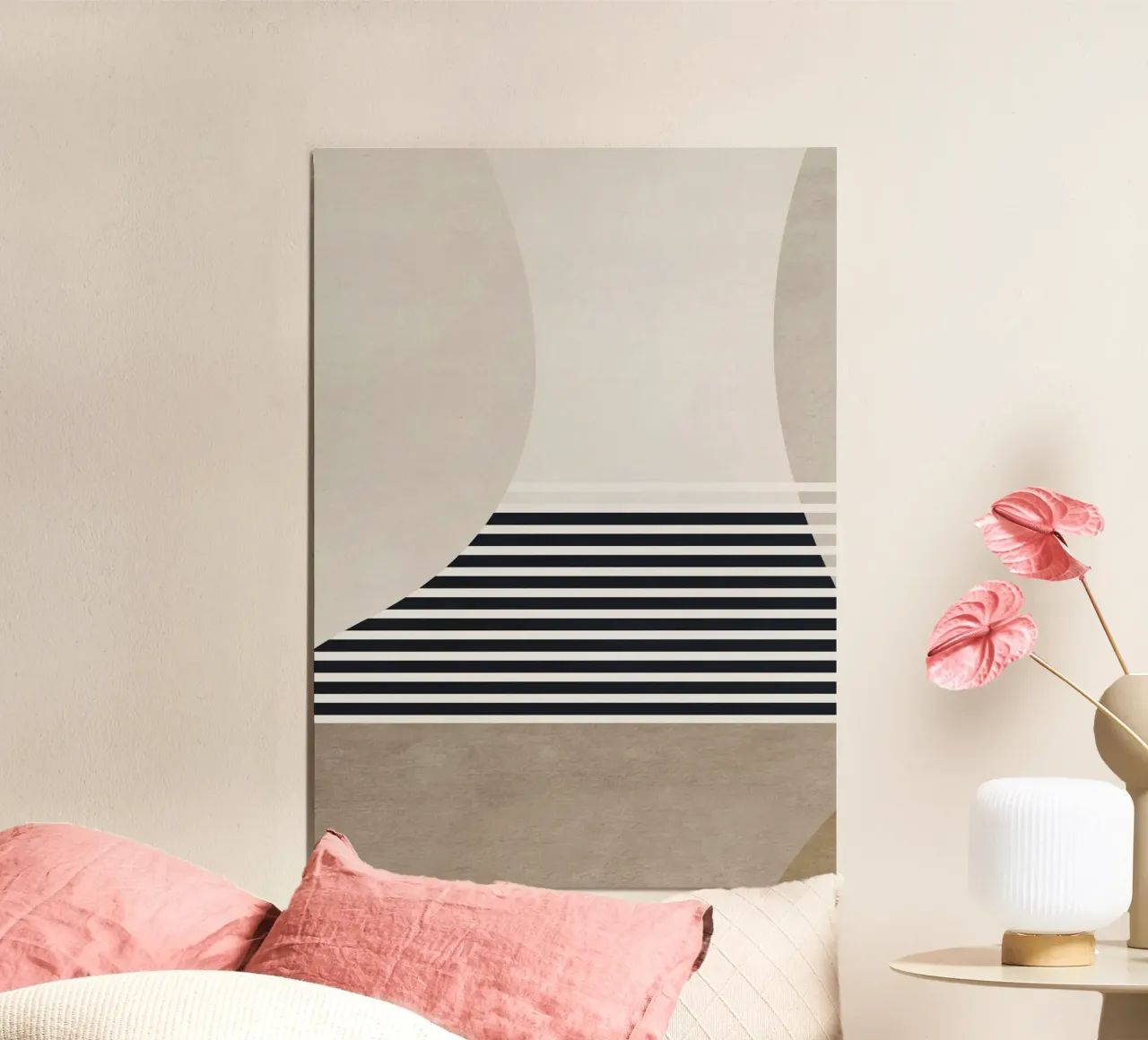 abstract geometric boho 4 pannello forex da vintageshop