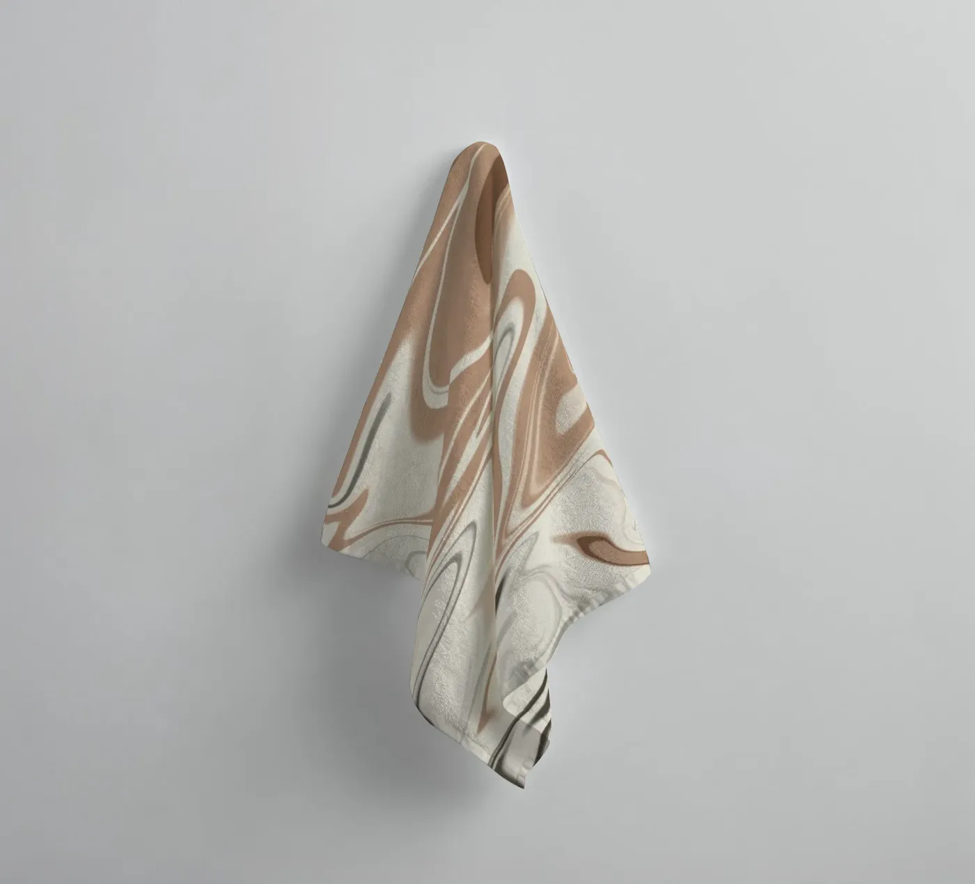 Fluid lines pattern 06 towel by Little Dean