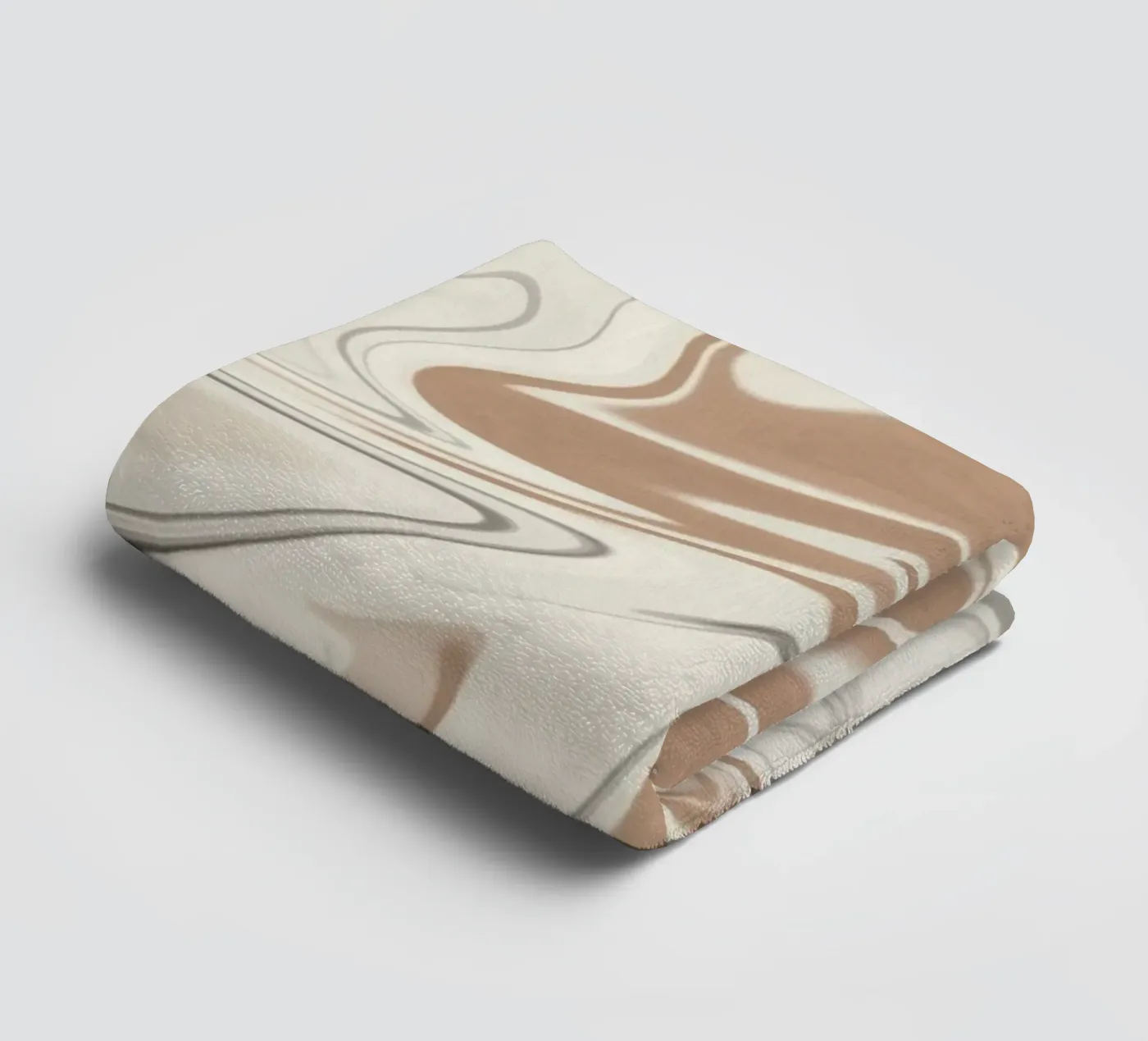 Fluid lines pattern 06 towel by Little Dean