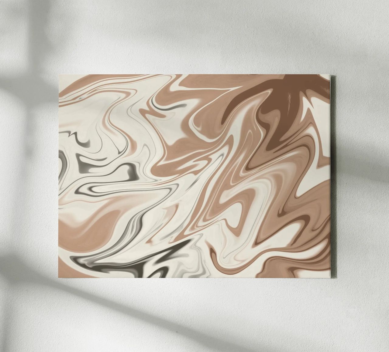 Fluid lines pattern 06 canvas by Little Dean